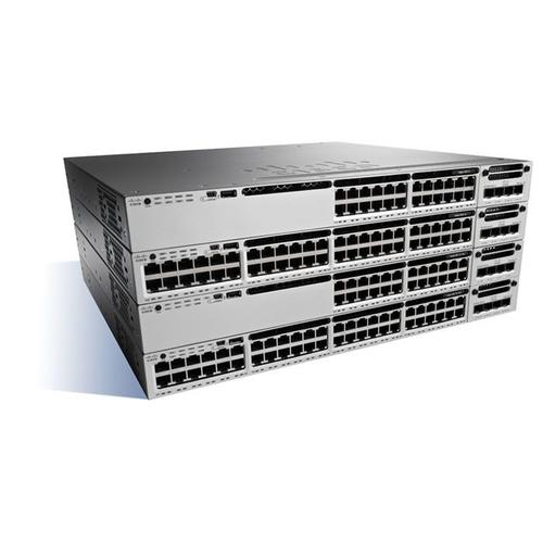 Cisco Catalyst 3850-48T-S - Commutateur - C3 - Géré - 48 x 10/100/1000 - de bureau, Montable sur rack