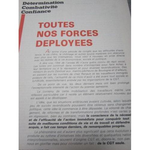 26 Pages : Le Peuple N° 1090 (1980) : Toutes Nos Forces Déployées (Seguy/Juste/Le Guen ...)