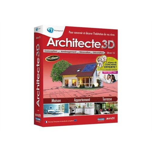 Architecte 3d Silver 2012 - (V. 15) - Version Boîte - 1 Utilisateur - Dvd - Win - Français)