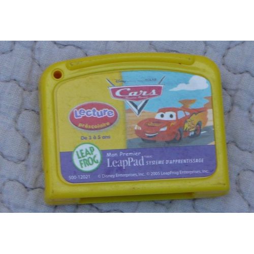 Leap Frog Mon Premier Leappad Cars Disney Lecture Préscolaire Cartouche