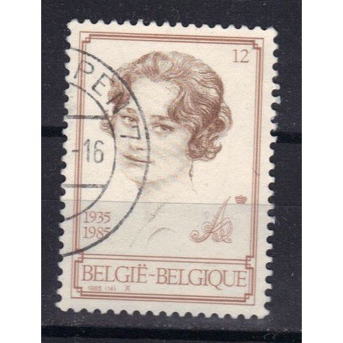 Belgique 1985 : 50ème Anniversaire Du Décès De La Reine Astrid : Portrait - Timbre Oblitéré