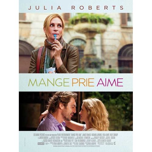 Mange, Prie, Aime /Eat Pray Love- Véritable Affiche De Cinéma Pliée -Format 40x60 Cm -De Ryan Murphy Avec Julia Roberts, Richard Jenkins, Javier Bardem, Billy Crudup, James Franco, Viola Davis- 2010