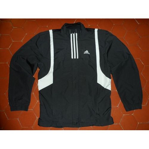 Veste Noir Et Blanc Adidas