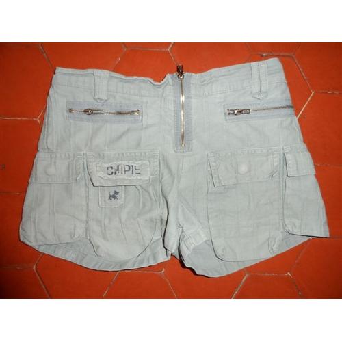 Short Toile Coton Kaki Chipie