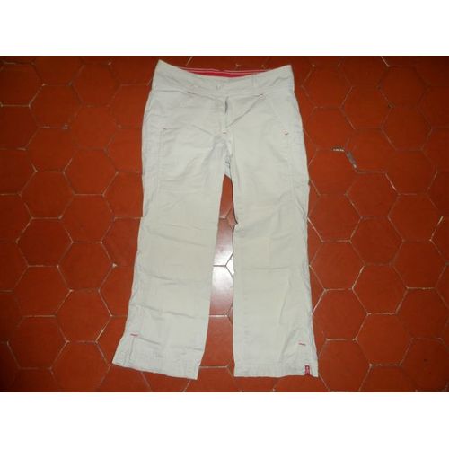 Pantacourt Popeline Beige Edc By Esprit