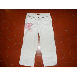 Pantacourt Popeline Coton Blanc Chipie