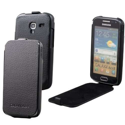 Etui Coque Samsung Noir Pour Galaxy Ace 2 I8160