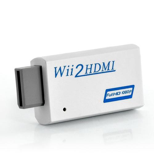 ★★★ Convertisseur Hdmi Pour Console Nintendo Wii - Full Hd 1080p - Prise Pour Casque