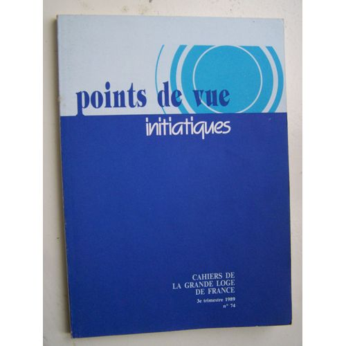 Points De Vue Initiatiques 74