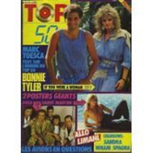 Marc Toesca 2p/ Bananarama 1/2p/ Bonnie Tyler 3p/ Spagna 1p/ Les Avions 2p/ Caroline Grimm 1p/ Rod Stewart 1/2p/ Matt Bianco 1/2/ Sandra 1p/ Wham 1p/ Articles Photos Rita Mitsouko, Catherine Lara, Gold , Daho 22