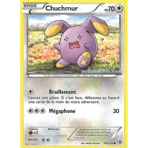 Chuchmur 105/135 - Pokemon Tempête Plasma
