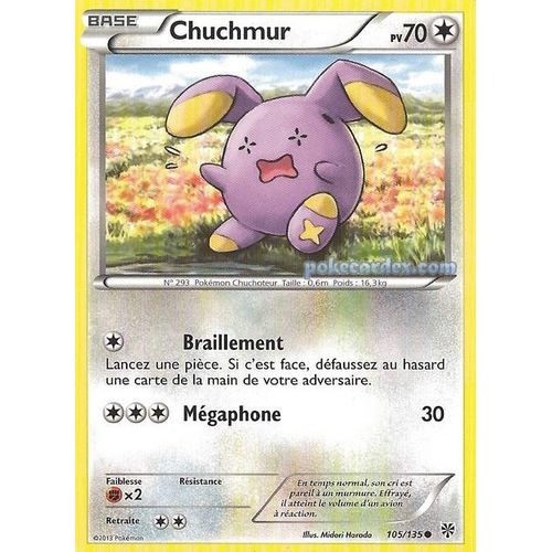 Chuchmur 105/135 - Pokemon Tempête Plasma