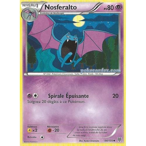 Nosferalto 54/135 - Pokemon Tempête  Plasma