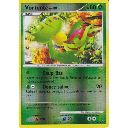 Carte Pokemon - Vortente - 68/127 - Reverse - Platine -