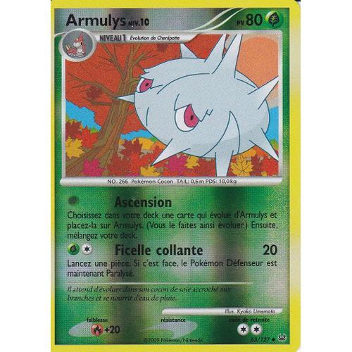 Carte Pokemon - Armulys - 63/127 - Reverse - Platine -