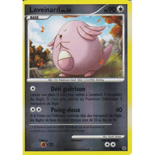 Carte Pokemon - Leveinard - 69/127 - Reverse - Platine -