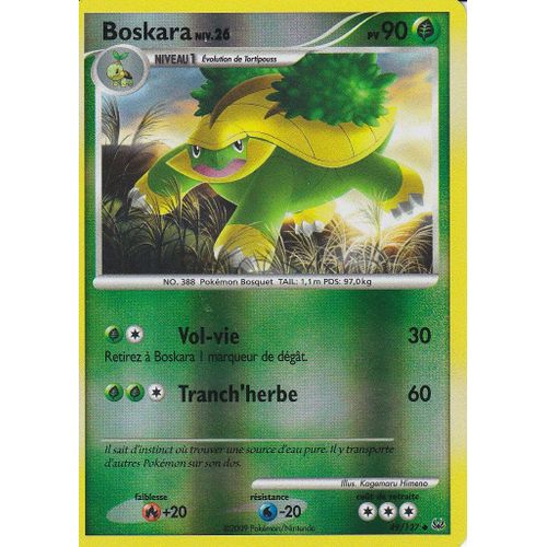 Carte Pokemon - Boskara - 49/127 - Reverse - Platine -