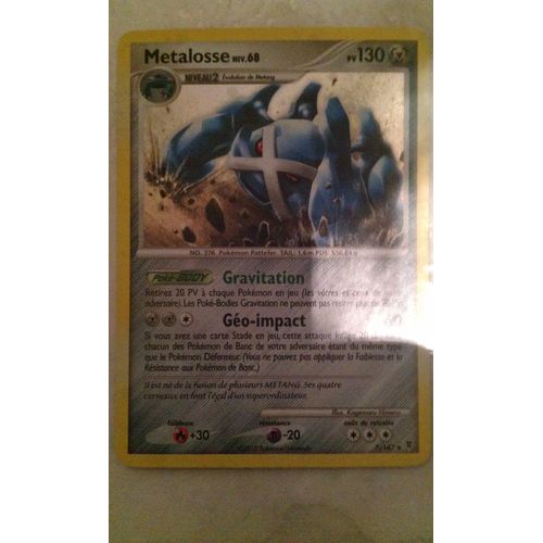 Carte Pokemon : Metalosse 130pv - Platine "Vainqueurs Supremes"
