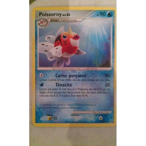 Carte Pokemon : Poissoroy 90pv - Platine "Vainqueurs Supremes"