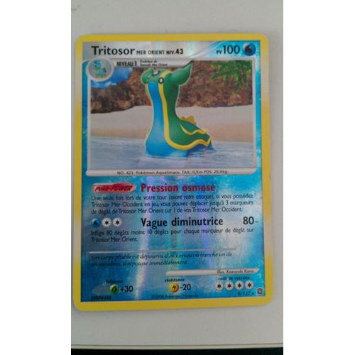 Carte Pokemon : Tritosor 100pv - Diamant & Perle : Merveilles Secretes