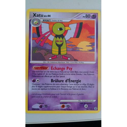 Carte Pokemon : Xatu 80pv - Diamant & Perle : Merveilles Secretes