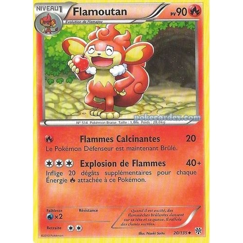 Flamoutan 20/135 - Pokemon Tempête Plasma