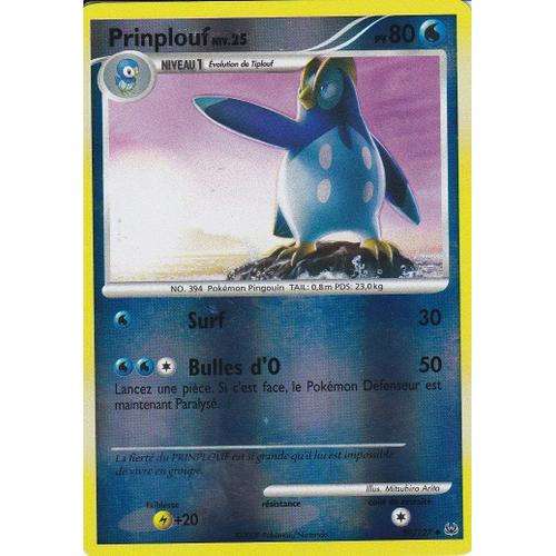 Carte Pokemon - Prinplouf - 59/127 - Reverse - Platine -