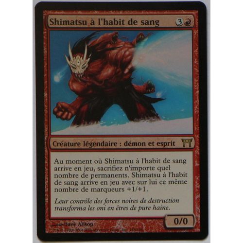 Shimatsu À L'habit De Sang / Shimatsu The Bloodcloaked (Guerriers De Kamigawa) Foil - Premium