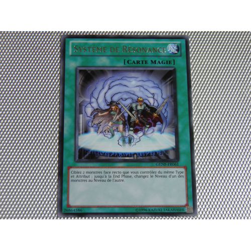 Yu-Gi-Oh - Système De Résonance - Genf-Fr061 - Rare