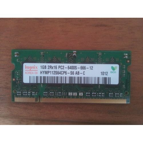 HYNIX 1GB DDR2 SODIMM 2RX16 PC2-6400S-666-12