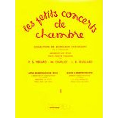 Feuillard : Les Petits Concerts De Chambre Vol. 1