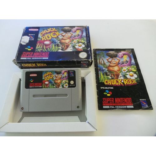 Chuck Rock Boite Occ Super Nintendo - Super Nes