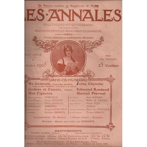 Les Annales Politiques Et Litteraires N° 1319 (2e Semestre) Choses Vues - Un Vigneron, Par Marcel Prévost