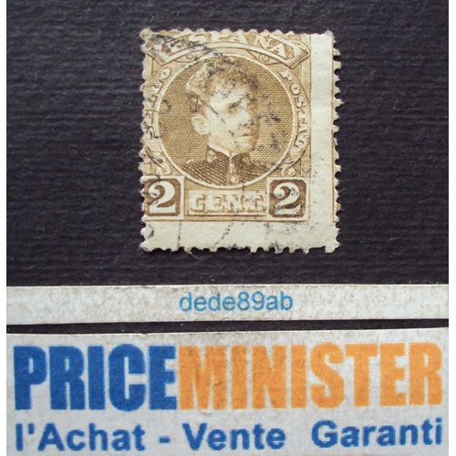 Espagne..  2 Cent Espana . Le Roi Alphonse 13 . Oblitéré.