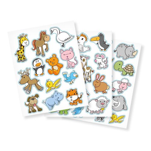 Gommettes Animaux Rigolos De 2,1 À 4,1 Cm 39 Pièces