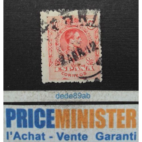 Espagne..  10 Cs Espana . Alfonso 13 . Oblitéré.