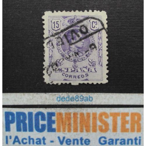 Espagne..  15 Cs Espana . Alfonso 13 . Oblitéré.