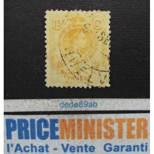 Espagne.. 15 Cs Espana . Alfonso 13 . Oblitéré.