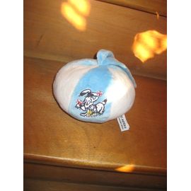 Peluche Doudou Hochet Boule Idéfix Parc D'astérix 17 Cm