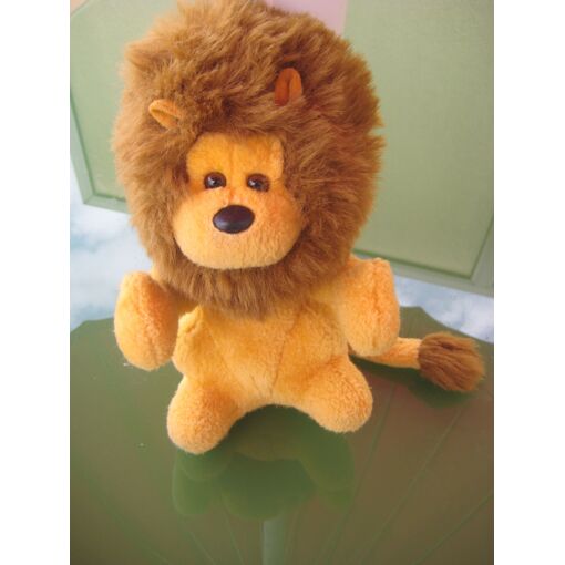 Peluche lion Mascotte Tour de ance Cyclisme Crédit Lyonnais 29 cm