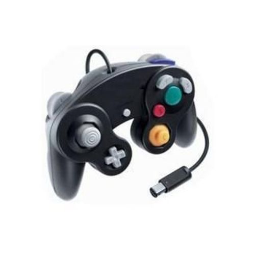 Lot De 2 Manettes De Jeu Analogiques Et Vibrantes - Noire - Console Gc Nintendo Gamecube Wii