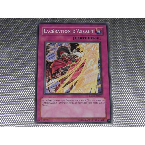 Yu-Gi-Oh - Lacération D'assaut X3 - Crms-Fr074 - Commune
