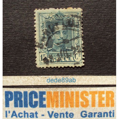 Espagne..  15 Cs Espana . Alfonso 13 . Oblitéré.