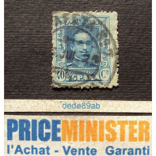 Espagne..  40 Cs Espana . Alfonso 13 . Oblitéré.
