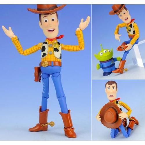 Toy Story - Action Figure Woody Et Alien - Revoltech Pixar Figure Collection No.005