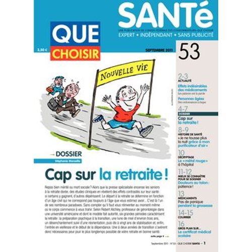 Que Choisir Santé 53 - Cap Sur La Retraite - "Métal Rouge" À L'hôpital - Purificateur D'air