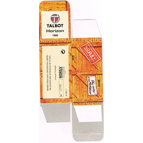 Boîte Vide Norev N°Gi9116 Pour Talbot Horizon 1980-Norev