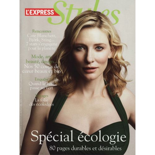 L'express Styles / 02-04-2009 N°3013 : Cate Blanchett (2p) - Mathieu Lehanneur (1p) - Sting (1p)