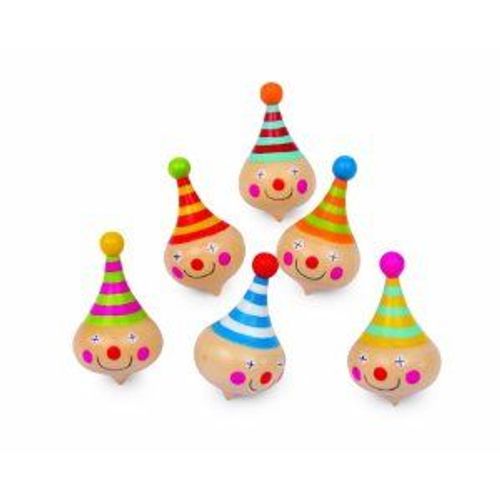 Toupies «Clown» (Lot De 6)