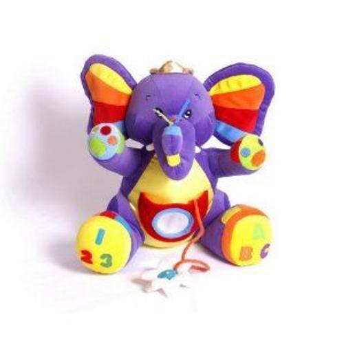 Peluche Éléphant Multicolore Pour Enfants